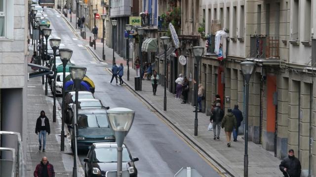 El presunto autor del robo fue detenido en Las Cortes de Bilbao / Deia -Oskar M. Bernal