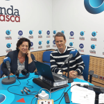 Cristina Blanco, fundadora de AIDATU en los estudios de ONDA VASCA