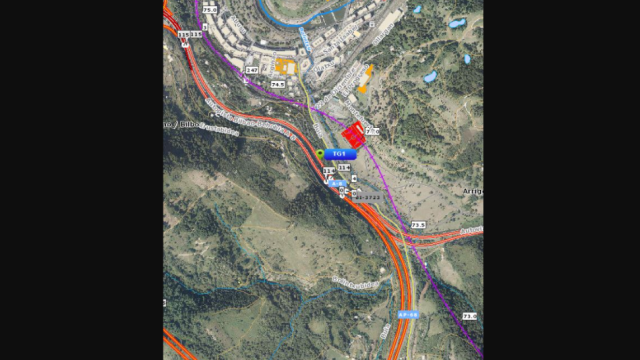 Accidente en la A-8 en Bilbao