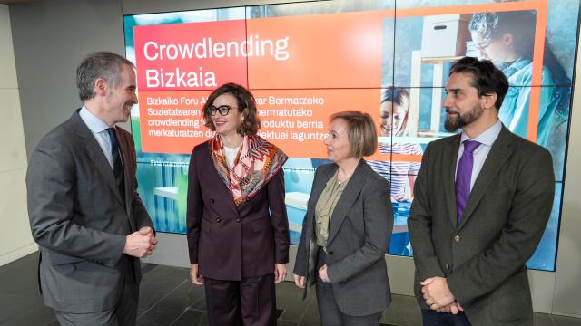 Nace Crowdlending Bizkaia, un sistema público de financiación colectiva de préstamos a empresas