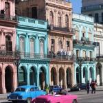 Fachadas de edificios de Cuba