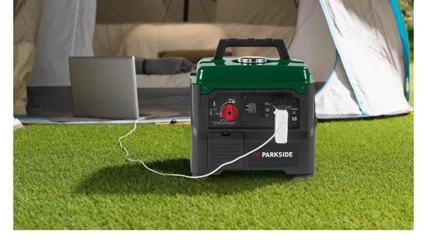 Vista del generador inversor PBSI 800 A1 Parkside de Lidl