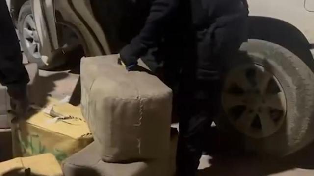 El alijo contiene 1.600 kilos de hachís