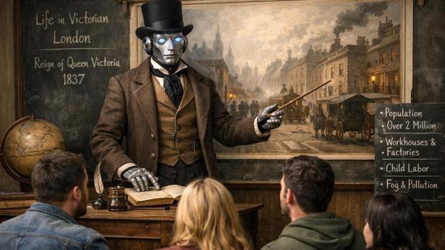 Una IA entrenada únicamente en un sola época histórica y que ignore todo lo que viene después puede ayudar a entender mejor sus procesos y la mentalidad de los quqe en ella vivían.dde es