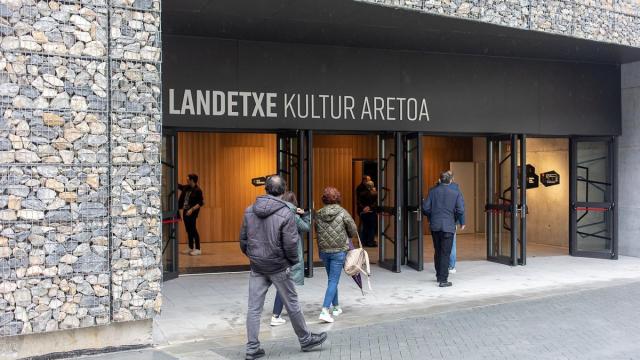 Landetxe kultur aretoko sarrera.