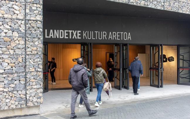 Landetxe kultur aretoko sarrera.
