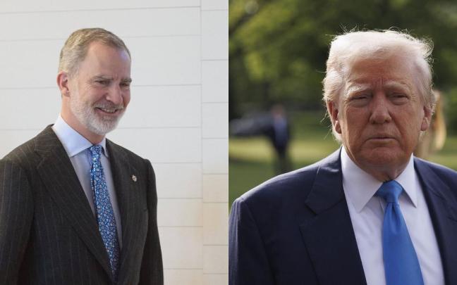 Felipe VI y Donald Trump se han saludado a la llegada al funeral del papa Francisco Felipe VI y Donald Trump se han saludado a la llegada al funeral del papa Francisco