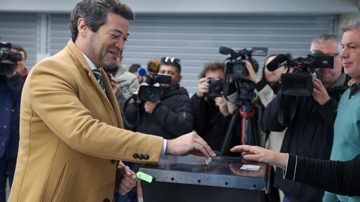 El candidato ultraderechista André Ventura.