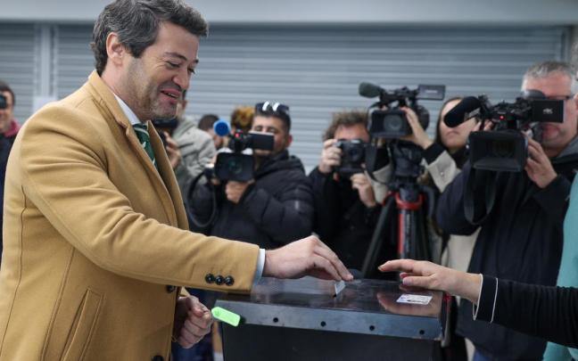 El candidato ultraderechista André Ventura.