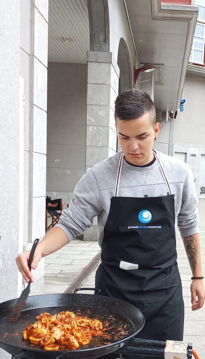 El cocinero del Trabakua Behekoa Christian J. Méndez.