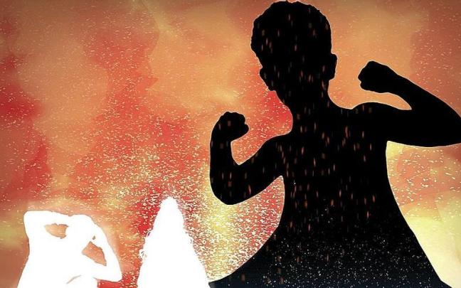 Montaje sobre la violencia filioparental.