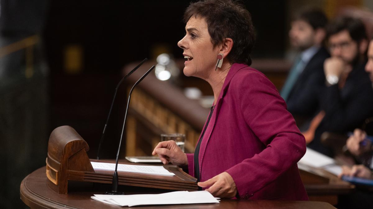 La portavoz de EH Bildu en el Congreso de los Diputados, Mertxe Aizpurua.