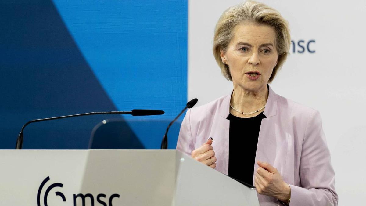 Imagen de archivo de la presidenta de la Comisión Europea, Ursula von der Leyen