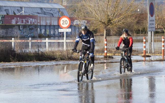 En imágenes: Las inundaciones de Vitoria hace un año