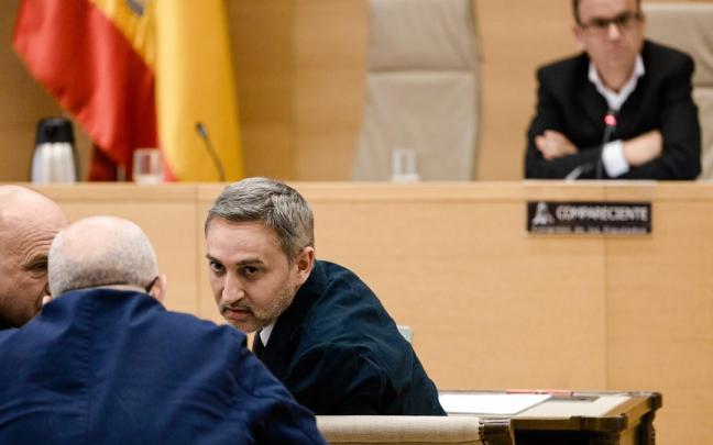 El diputado del PP, César Sánchez y el jefe de climatología de AEMET en la Comunidad Valenciana, José Ángel Núñez Mora.