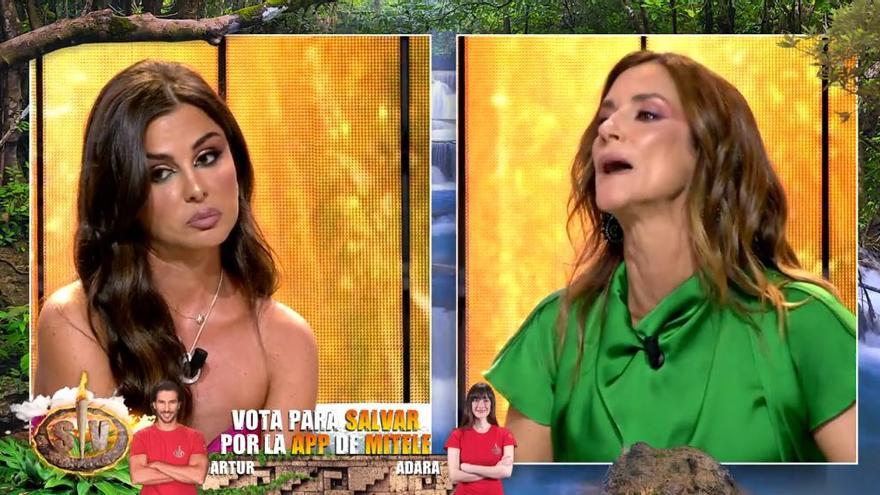 Alexia Rivas y Elena Rodríguez se enfrentan en el plató de Supervivientes 2023