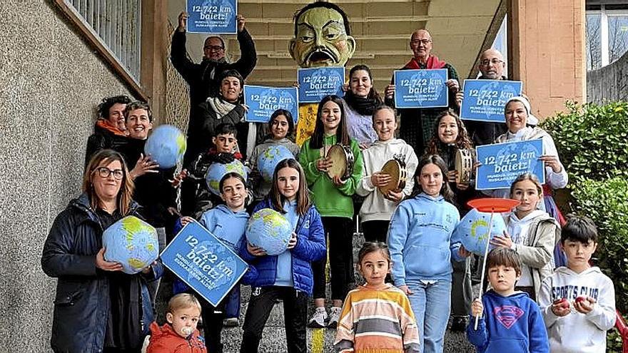 Presentación en Laudio Ikastola del nuevo desafío a favor del euskara.