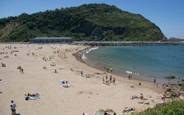Plano general de la playa de Orio. / Iker Azurmendi Plano general de la playa de Orio.