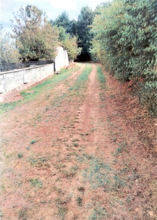 Camino Orue en tierra antes de su pavimentación