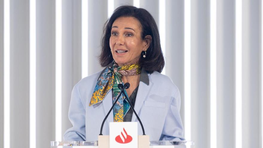 La presidenta del Banco Santander, Ana Botín.