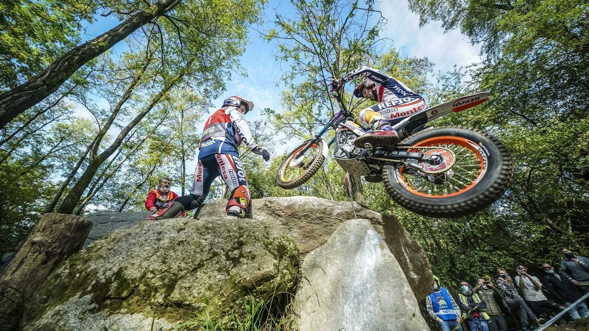 Toni Bou durante una prueba de X-Trial.