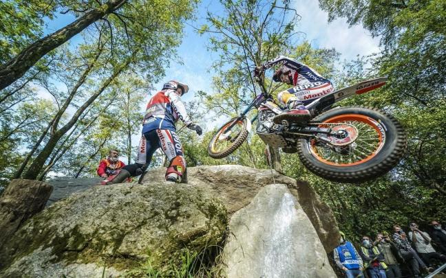 Toni Bou durante una prueba de X-Trial.