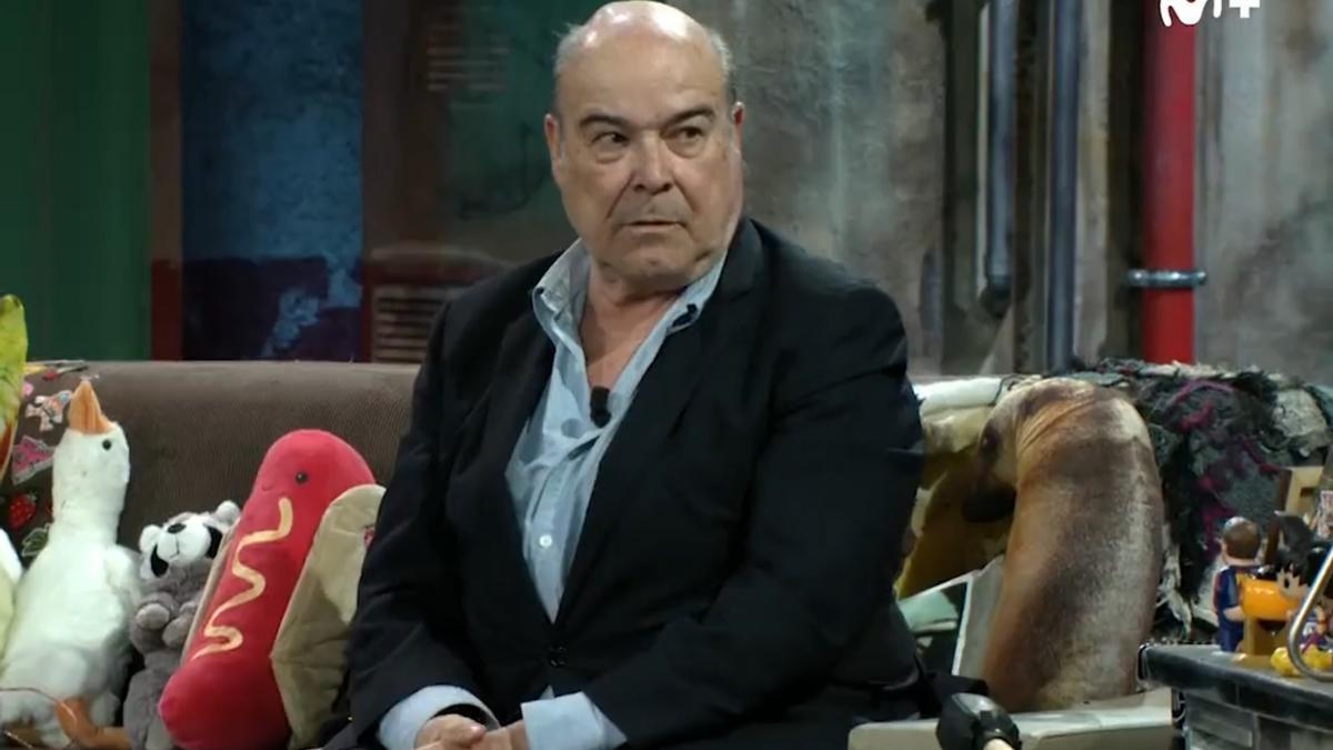 Antonio Resines, en el plató.