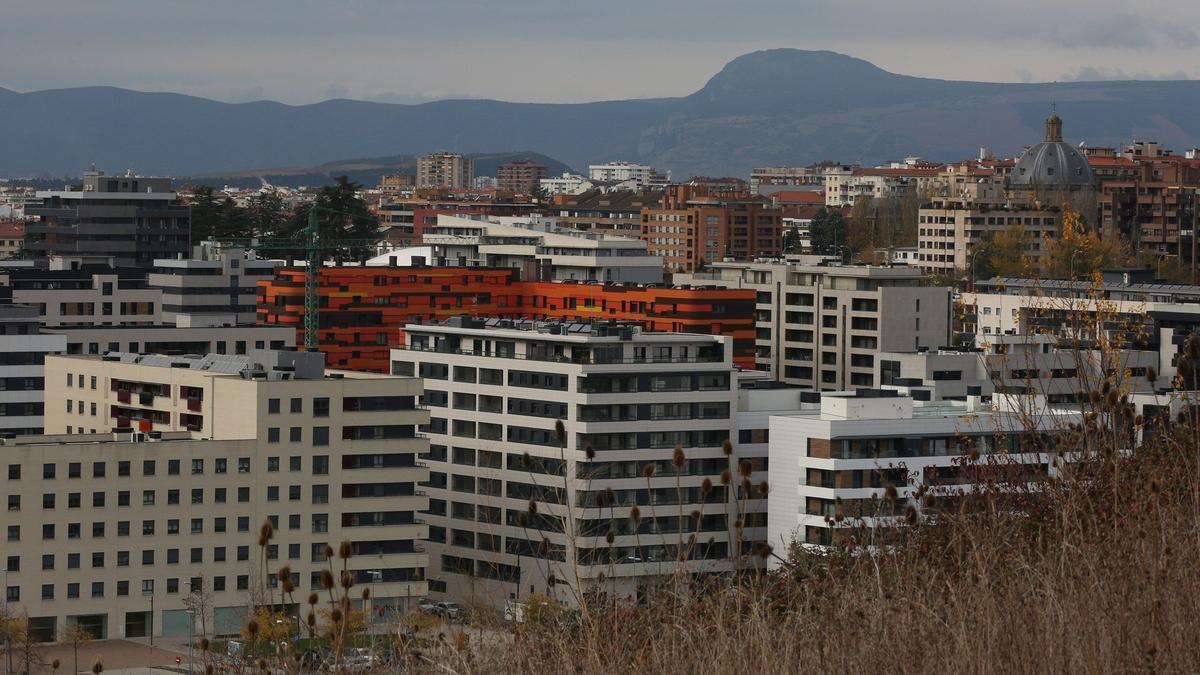 Vista del barrio de Lezkairu.