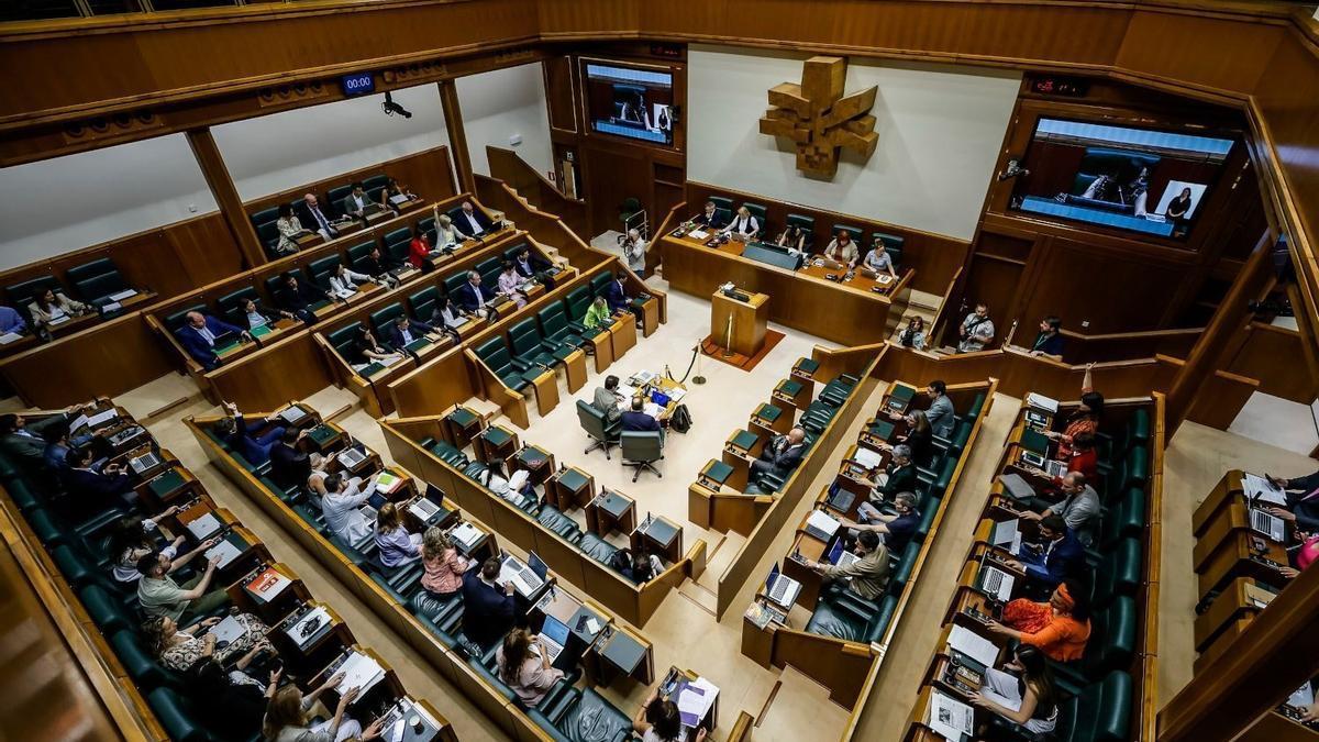 Pleno de la Cámara vasca.