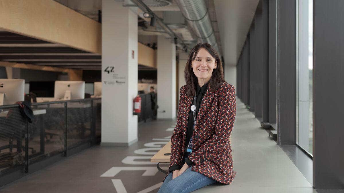 Estibaliz León, directora de 42 Urduliz Bizkaia Fundación Telefónica.