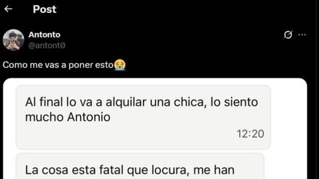 El comienzo del post.