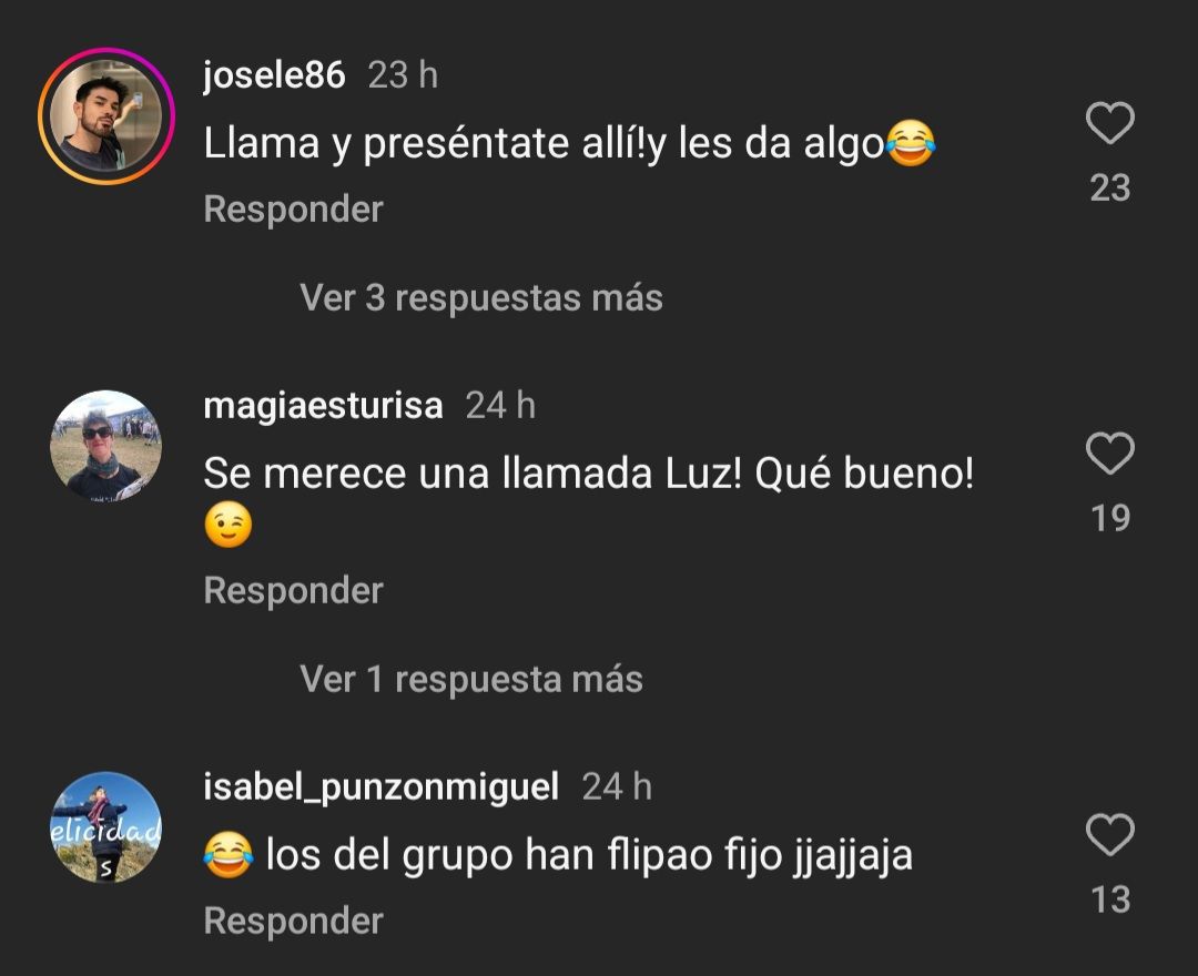Algunos de los comentarios que ha recibido.