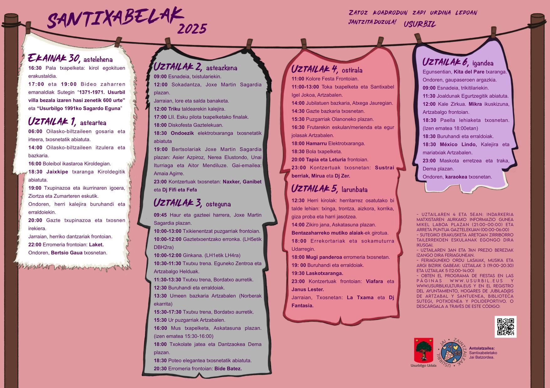 Santixabeletako egitaraua