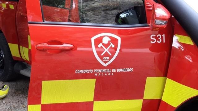 Imagen de un vehículo de bomberos de Málaga.