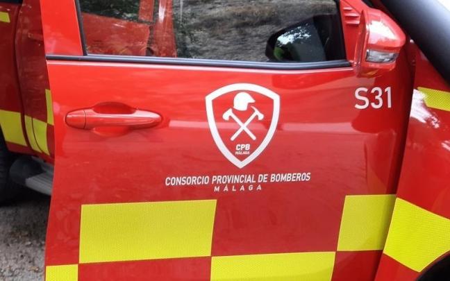 Imagen de un vehículo de bomberos de Málaga.