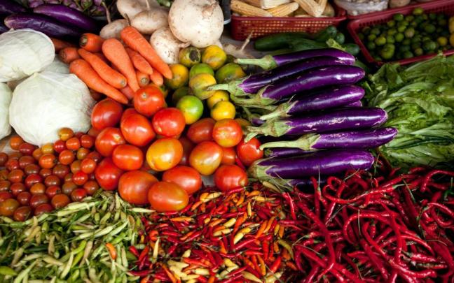 Combinación de verduras