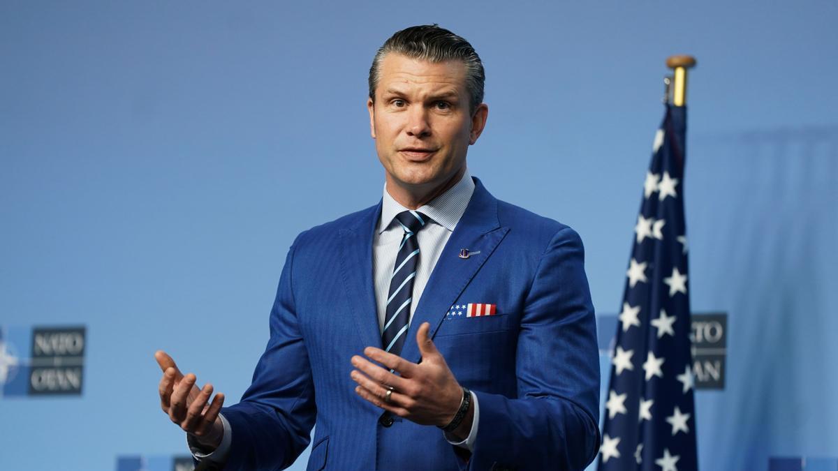 El secretario de Defensa de Estados Unidos, Pete Hegseth