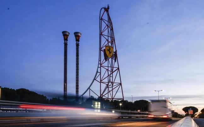 Una atracción del parque PortAventura World.