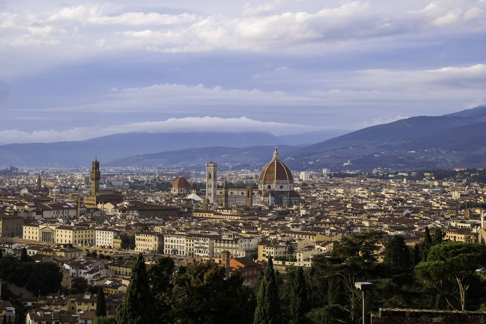 Vistas panorámicas de Florencia.