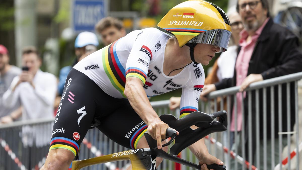 Evenepoel, el mejor de la crono.