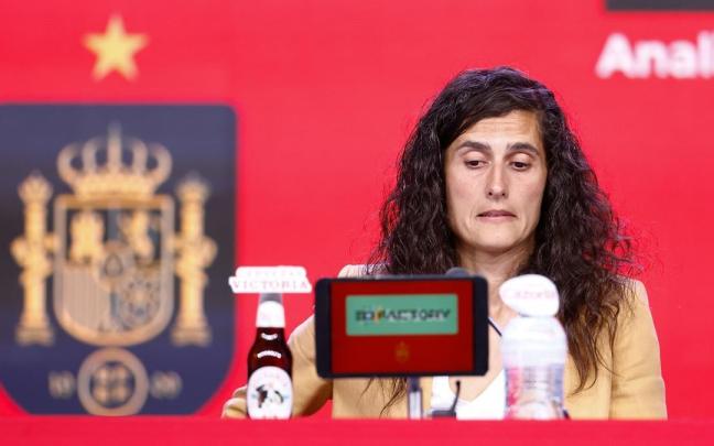 Montse Tomé, entrenadora de la selección femenina española de fútbol. Montse Tomé, entrenadora de la selección femenina española de fútbol.