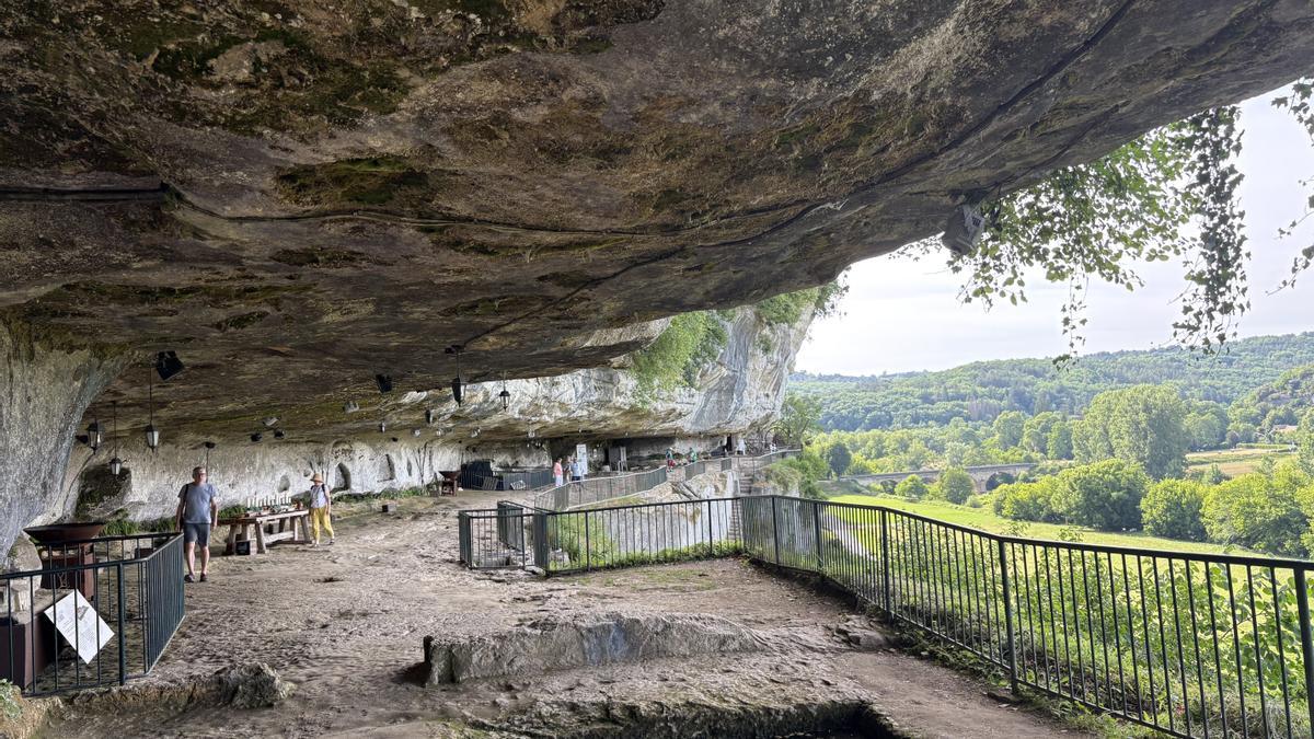 Terrazas naturales en La Roque de Saint-Christophe.