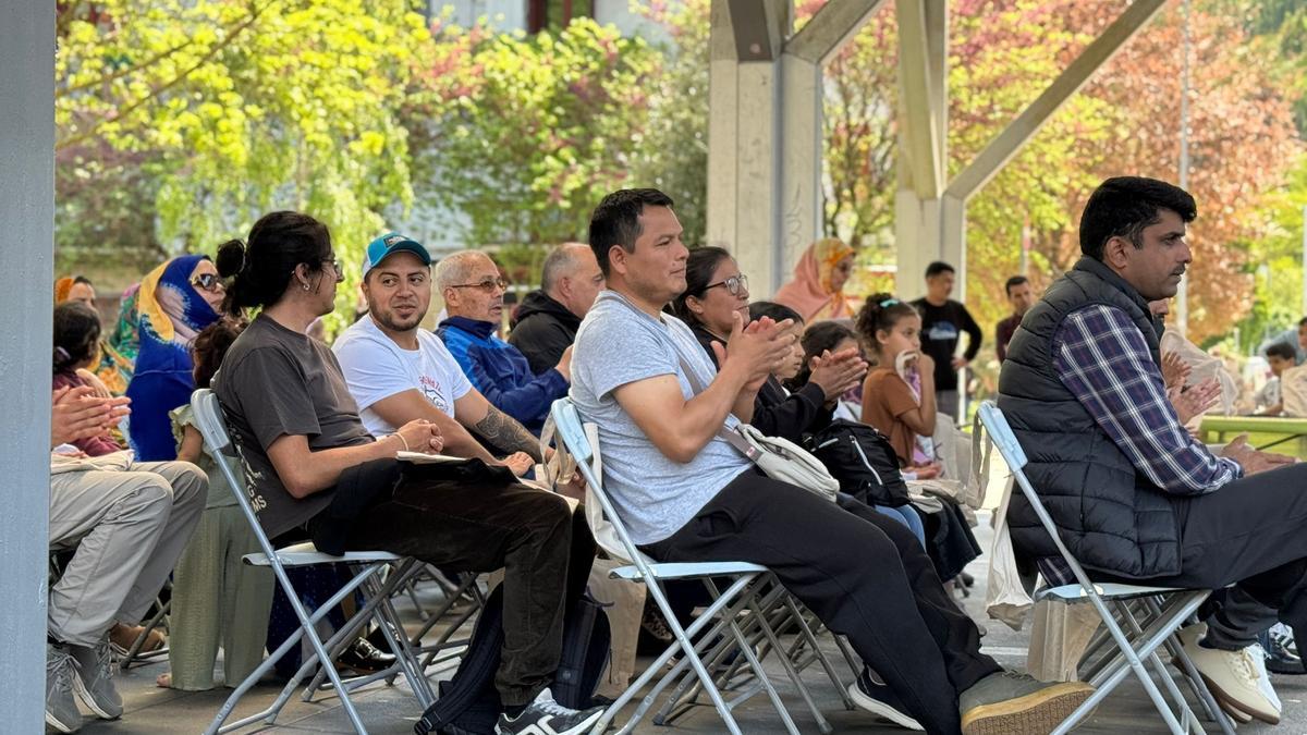 Un momento del acto que el Ayuntamiento y agentes locales han querido recuperar.