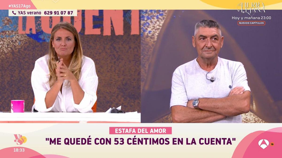 Juan Carlos fue víctima de una estafadora del amor.