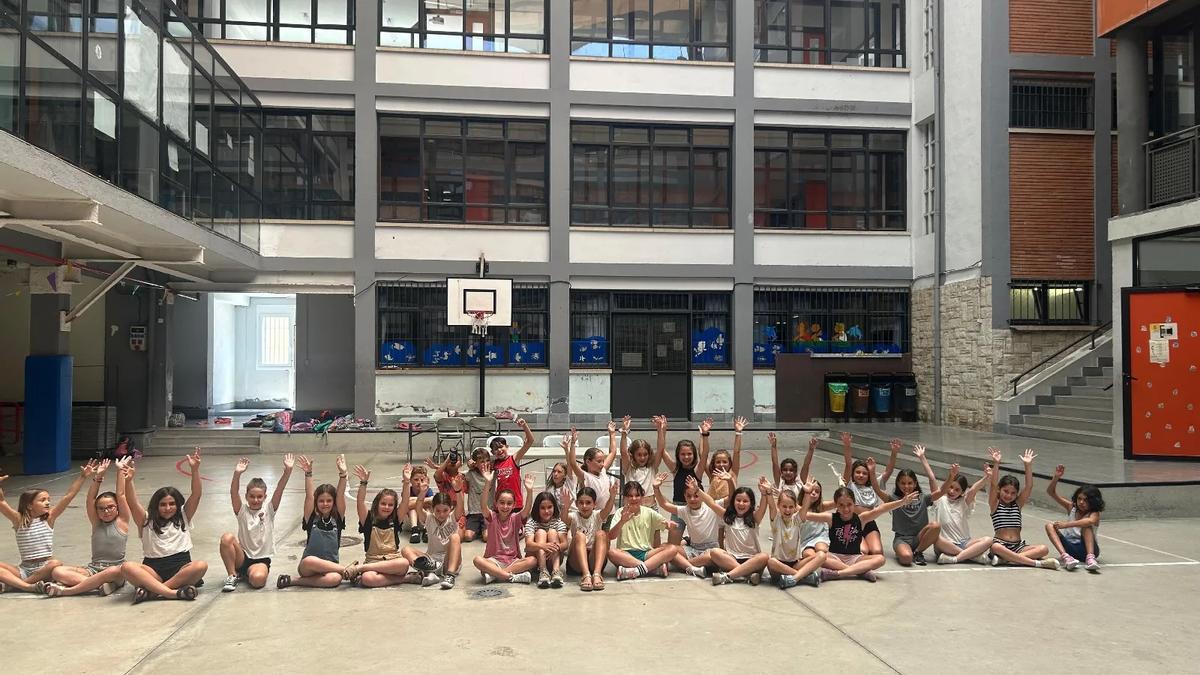 Lazkaoko haurrak udako aisialdi zerbitzuan