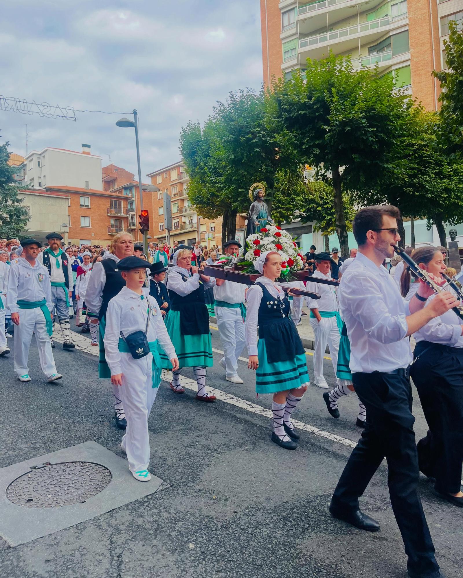 Procesión de San Fausto en Basauri