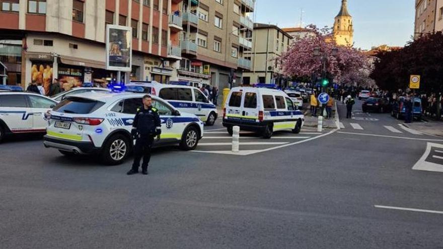 Amplio despliegue policial en Vitoria en la trifulca de la semana pasada DNA