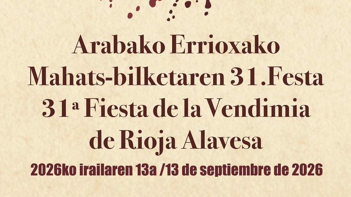 "Pisando fuerte", 2026ko Mahats-bilketaren Jaiaren irudia.