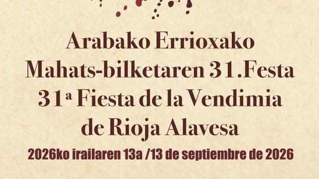 "Pisando fuerte", 2026ko Mahats-bilketaren Jaiaren irudia.