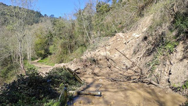El desprendimiento tuvo lugar el pasado sábado